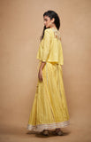 Load image into Gallery viewer, Barfi Gota Yellow Skirt