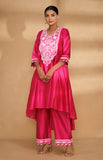 Load image into Gallery viewer, Pink Kali Kurta
