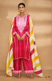 Load image into Gallery viewer, Pink A Line Kurta