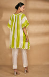 Load image into Gallery viewer, Lime Green Two Tone Short Kaftan