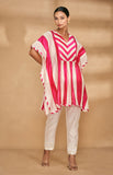 Load image into Gallery viewer, Pink Two Tone Short Kaftan