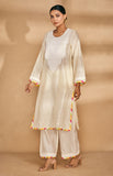 Load image into Gallery viewer, Off White A Line Kurta