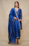 Load image into Gallery viewer, Royal Blue Gota Dupatta