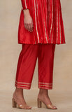 Load image into Gallery viewer, Red Gota Straight Pants