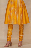 Load image into Gallery viewer, Mustard Gathered Gota Tunic