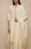 Load image into Gallery viewer, Off White Gota Dupatta