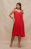 Load image into Gallery viewer, Red Slip Dress