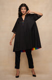Load image into Gallery viewer, Satrangi Black Short Dress