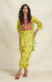 Load image into Gallery viewer, Green Sequins Kurti