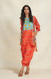 Load image into Gallery viewer, Red Sequins Kurti