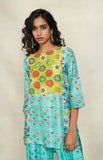 Load image into Gallery viewer, Turquoise Sequins Kurti