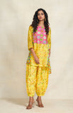 Load image into Gallery viewer, Yellow Sequins Kurti