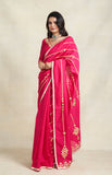 Load image into Gallery viewer, Rani Pink Gota Saree
