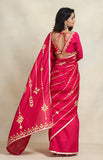 Load image into Gallery viewer, Rani Pink Gota Saree