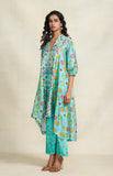 Load image into Gallery viewer, Turquoise Sequins Panel Tunic