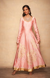 Load image into Gallery viewer, Pink Rose Gota Anarkali