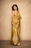 Load image into Gallery viewer, Olive Rose Gota Saree