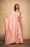 Load image into Gallery viewer, Pink Rose Gota Dupatta