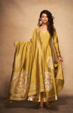 Load image into Gallery viewer, Olive Rose Gota Dupatta