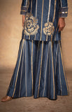 Load image into Gallery viewer, Blue Rose Gota Go-Dart Pant