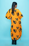 Load image into Gallery viewer, Orange Kaftan Dress
