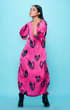 Load image into Gallery viewer, Pink Kaftan Dress