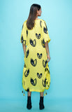 Load image into Gallery viewer, Yellow Kaftan Dress