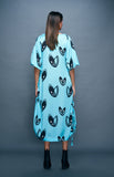 Load image into Gallery viewer, Blue Kaftan Dress