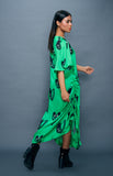 Load image into Gallery viewer, Green Kaftan Dress