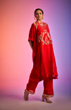 Load image into Gallery viewer, Red Sequins Kaftan Kurta