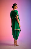 Load image into Gallery viewer, Green Sequins Short Kaftan