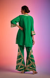 Load image into Gallery viewer, Green Sequins Short Kurta