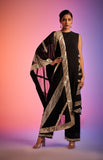 Load image into Gallery viewer, Black Sequins Sleeveless Kurta
