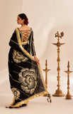 Load image into Gallery viewer, Black Rose Gota Saree