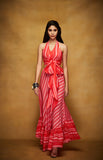 Load image into Gallery viewer, Red &amp; Pink Ruffle Bordered Skirt