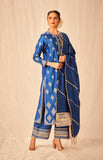 Load image into Gallery viewer, Royal Blue A Line Kurta
