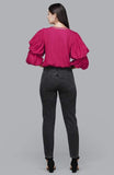 Load image into Gallery viewer, Pink Barcode Blouson